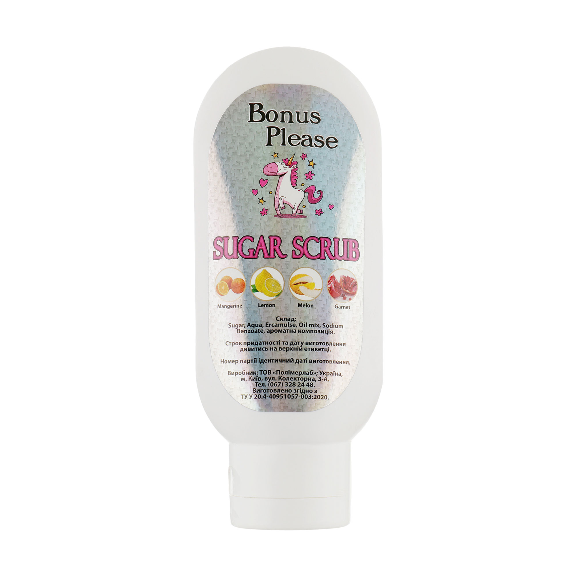 Цукровий скраб для тіла Bonus Please Sugar Scrub Гранат, 100 г